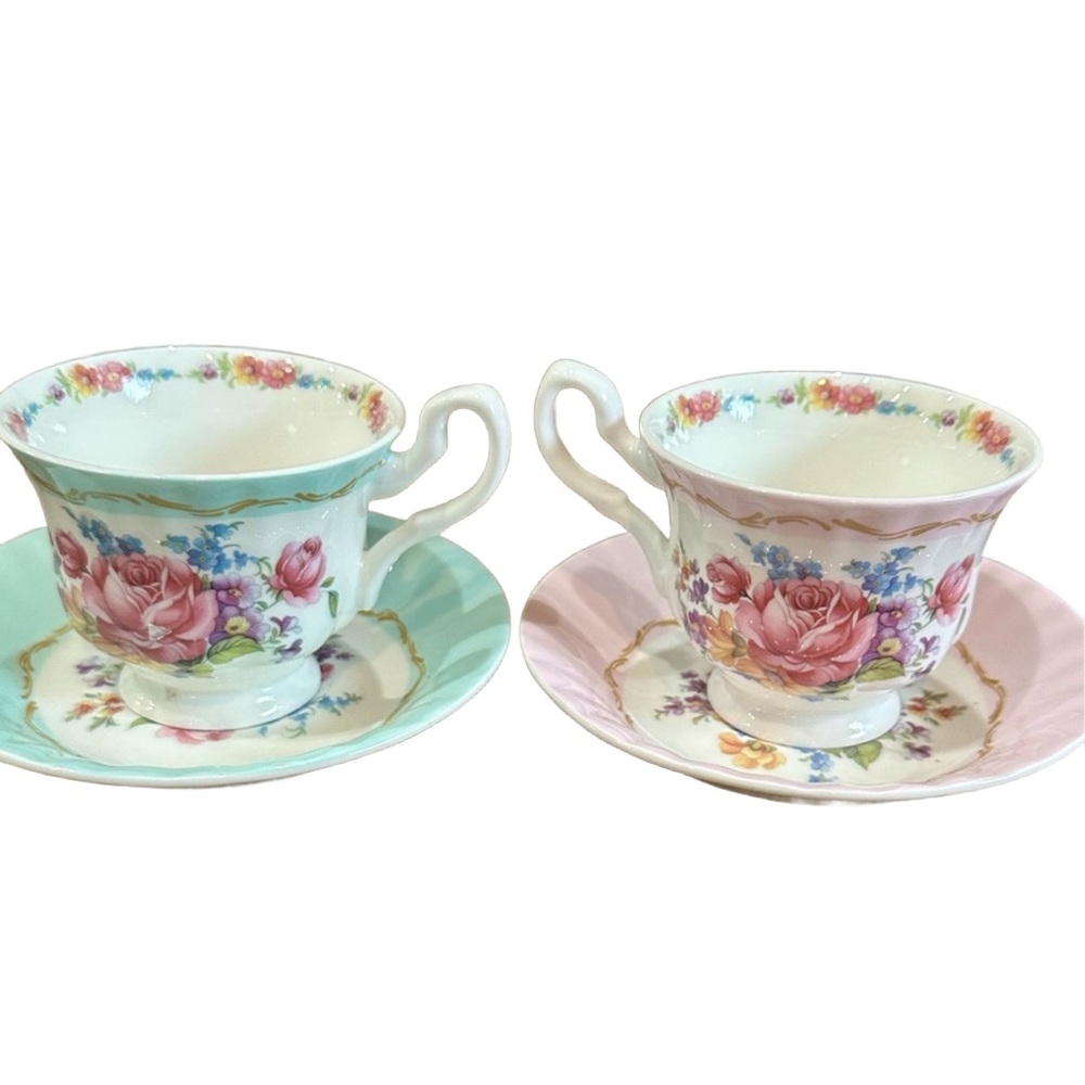 Stechcol  Gracie bone China. Set of two tea cup